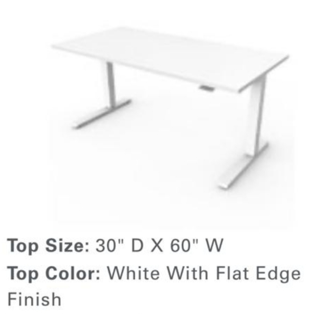 White Office Desk (Table Top Only) (Legs Are Also On Page) Feel Free To Bundle